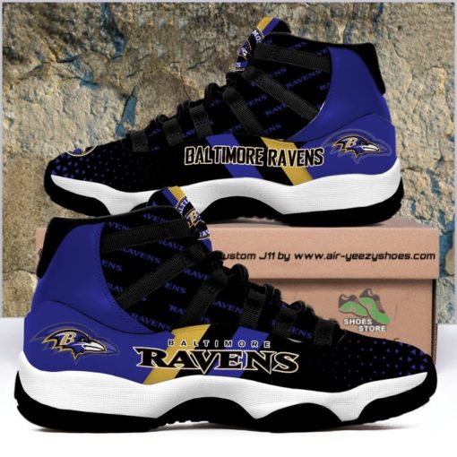 Baltimore Ravens Air Jordan 11 Shoes