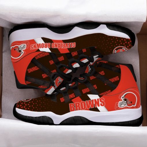Cleveland Browns Air Jordan 11 Shoes