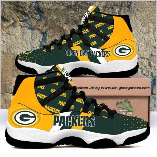 Green Bay Packers Air Jordan 11 Shoes