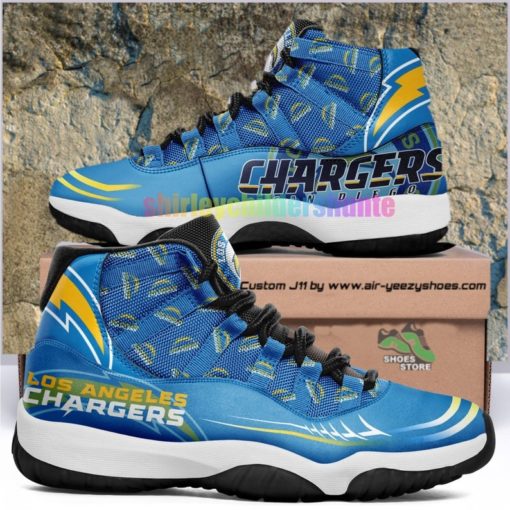 Los Angeles Chargers Air Jordan 11 Sneaker