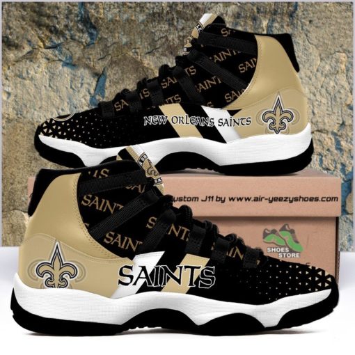 New Orleans Saints Air Jordan 11 Sneaker