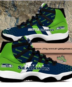 Seattle Seahawks Air Jordan 11 Sneaker