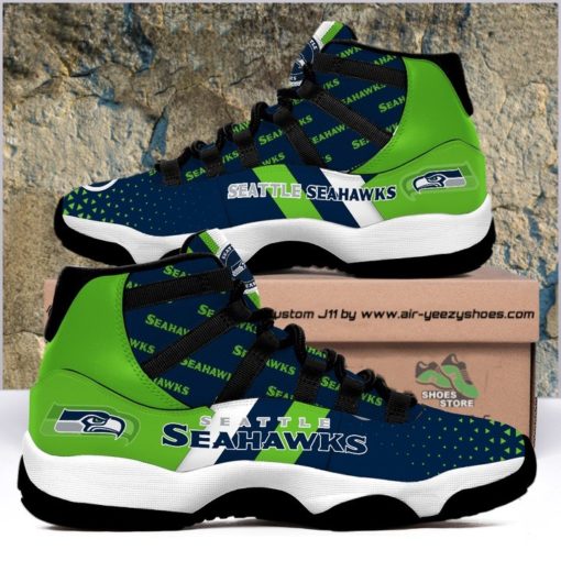 Seattle Seahawks Air Jordan 11 Sneaker