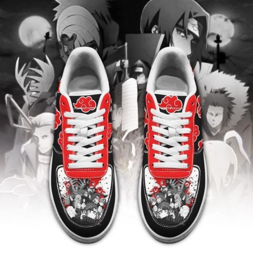 Akatsuki Cloud Shoes Black Naruto Anime Custom