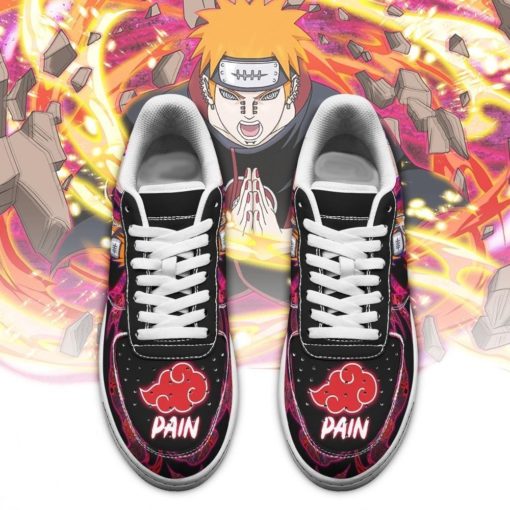 Akatsuki Pain Sneakers Custom Naruto Air Force Shoes