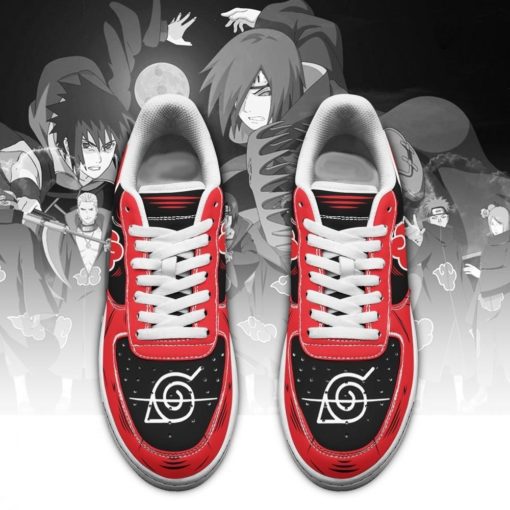 Akatsuki Shoes Custom Naruto Air Force Shoes