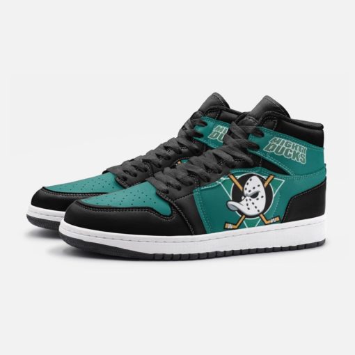 Anaheim Ducks Custom Jordan 1 High Sneakers