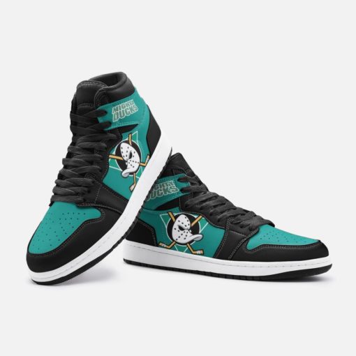 Anaheim Ducks Custom Jordan 1 High Sneakers