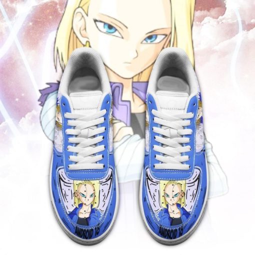 Android 18 Sneakers Custom Dragon Ball Air Force Shoes
