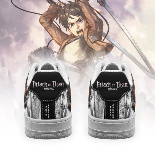 AOT Eren Sneakers Attack On Titan Air Force Shoes