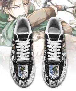 AOT Levi Sneakers Attack On Titan Air Force Shoes