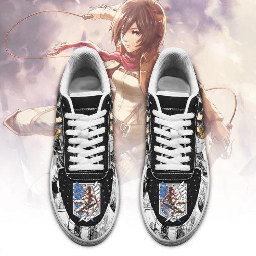 AOT Mikasa Sneakers Attack On Titan Air Force Shoes
