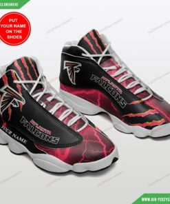 Atlanta Falcons Personalized Football Air JD13 Shoes