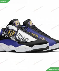 Baltimore Ravens Air JD13 Shoes 64