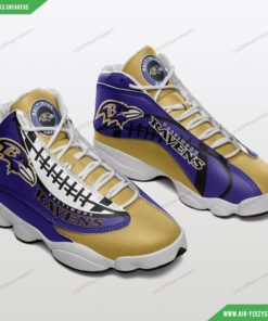 Baltimore Ravens Air JD13 Sneakers 8