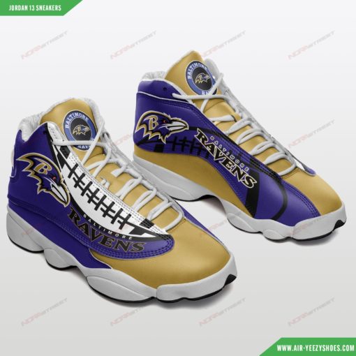 Baltimore Ravens Air JD13 Sneakers 8