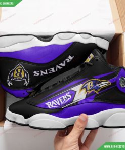 Baltimore Ravens Air JD13 Sneakers 9