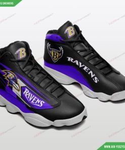 Baltimore Ravens Air JD13 Sneakers 9