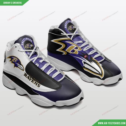 Baltimore Ravens Air Jordan 13 Sneakers 6