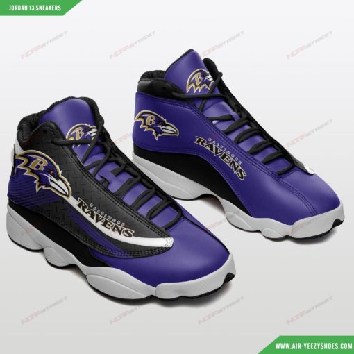 Baltimore Ravens Football Air Jordan 13 Shoes