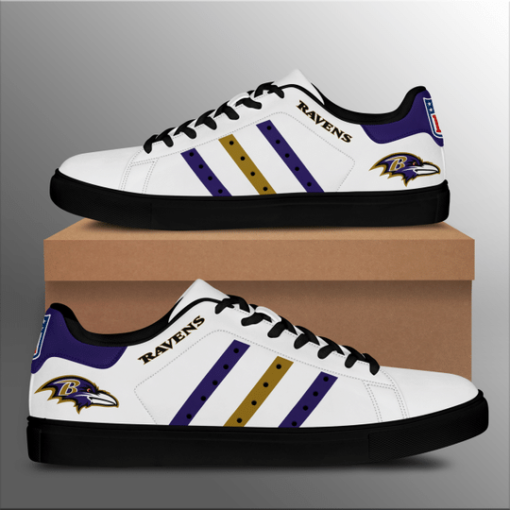Baltmore Ravens Custom Stan Smith Sneakers