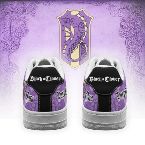 Black Clover Shoes Magic Knights Squad Purple Orca Sneakers