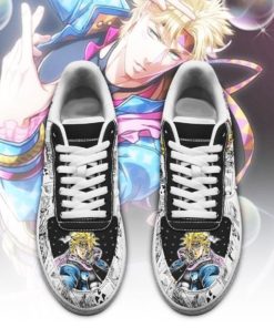 Caesar Zeppeli Sneakers Manga Style JoJo’s Air Force Shoes