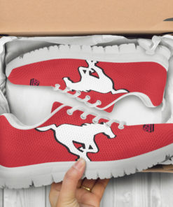 CFL Calgary Stampeders Breathable Running Shoes - Sneakers