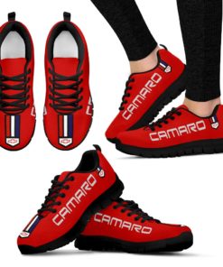 Chevrolet Camaro Breathable Running Shoes Red Hot