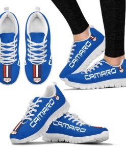 Chevrolet Camaro Breathable Running Shoes - Sneakers Hyper Metallic Blue