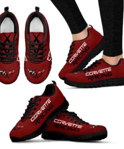 Chevrolet Corvette Breathable Running Shoes – Sneakers Long Beach Red Metallic Tintcoat