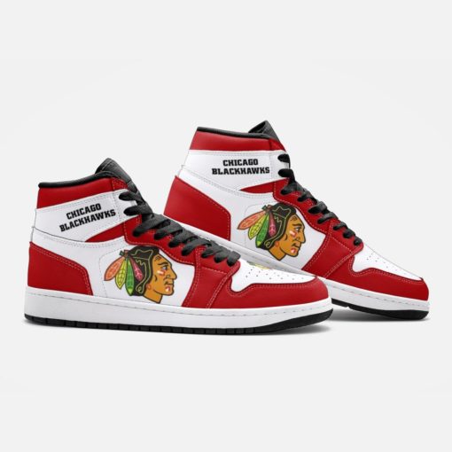 Chicago Blackhawks Team Jordan 1 Sneakers – Chicago Blackhawks Custom Shoes