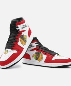 Chicago Blackhawks Team Jordan 1 Sneakers – Chicago Blackhawks Custom Shoes