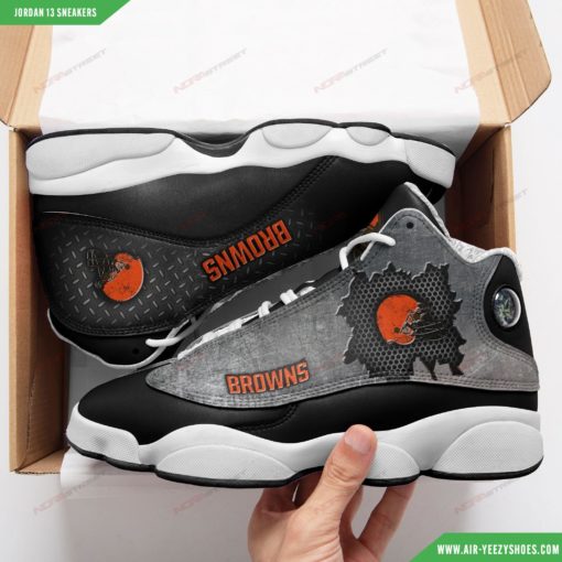 Cleveland Browns Football Air JD13 Shoes