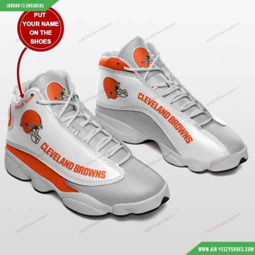 Cleveland Browns Football Personalized Air JD13 Shoes