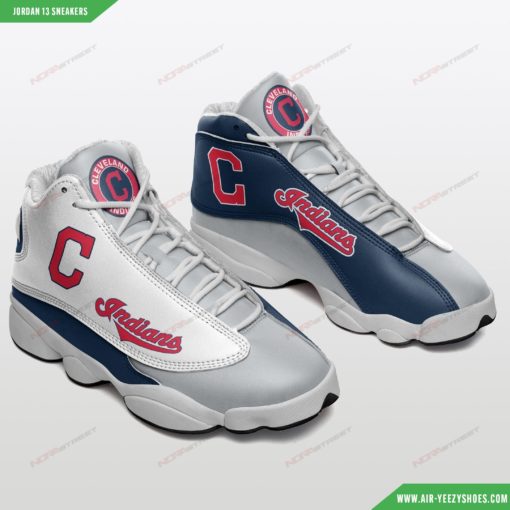 Cleveland Indians Football Air JD13 Sneakers