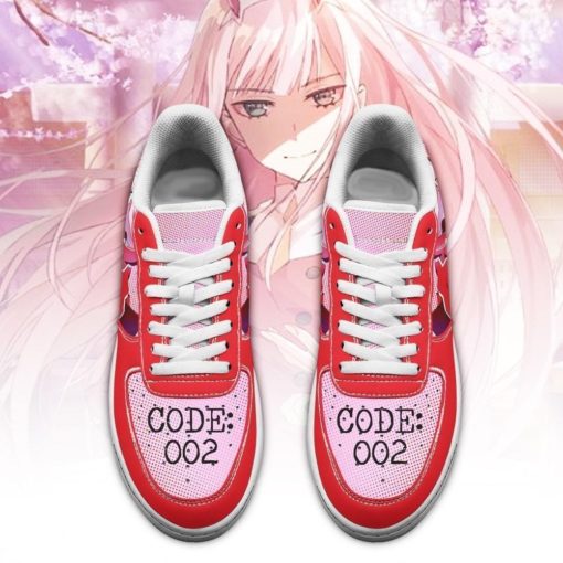 Code 002 Darling In The Franxx Shoes Zero Two Sneakers Anime
