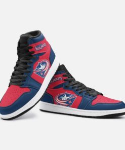 Columbus Blue Jackets Jordan 1 High Sneakers – Custom Columbus Blue Jackets Shoes