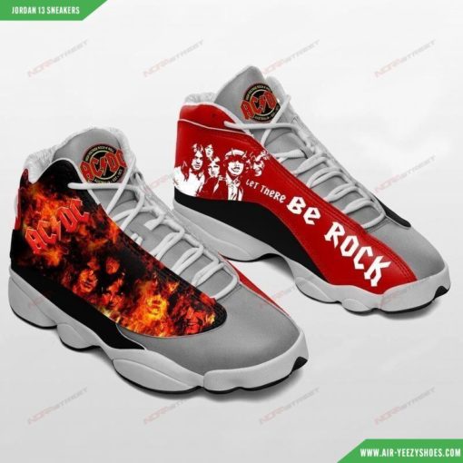 Custom Acdc Rock Band Air JD13 Shoes