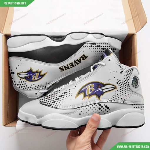 Custom Baltimore Ravens Football Air JD Custom Sneakers