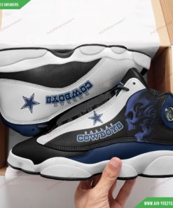 Custom Dallas Cowboys Air Jordan 13 Sneakers 33