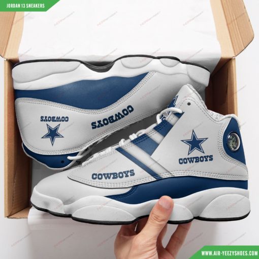 Custom Dallas Cowboys Air Jordan 13 Sneakers 39