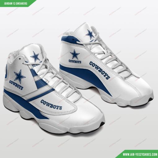 Custom Dallas Cowboys Air Jordan 13 Sneakers 39