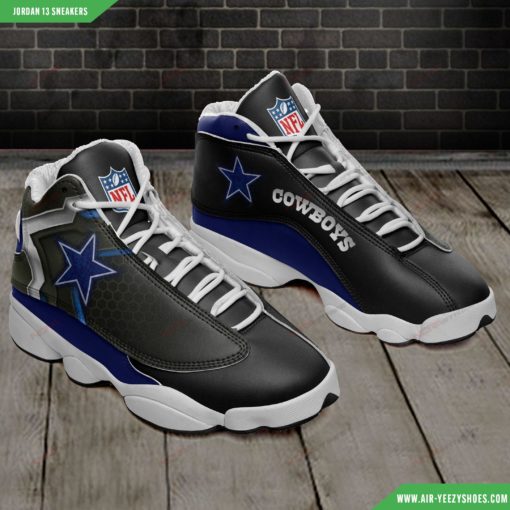 Custom Dallas Cowboys Football Air JD13 Sneakers 8