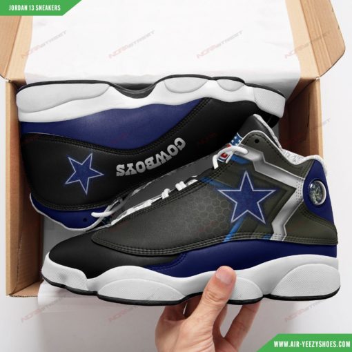 Custom Dallas Cowboys Football Air JD13 Sneakers 8