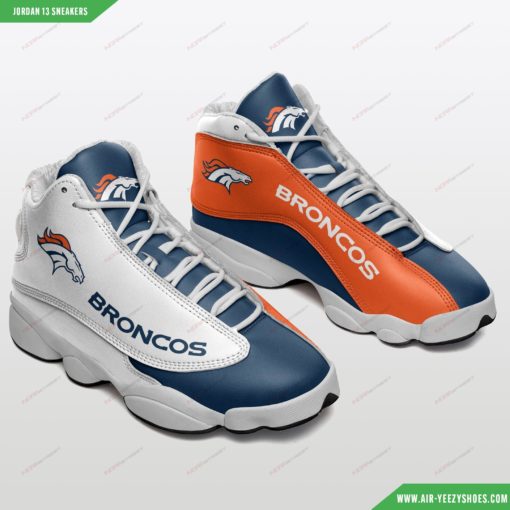 Custom Denver Broncos Air JD13 Shoes 9