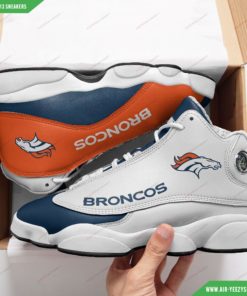Custom Denver Broncos Air JD13 Shoes 9