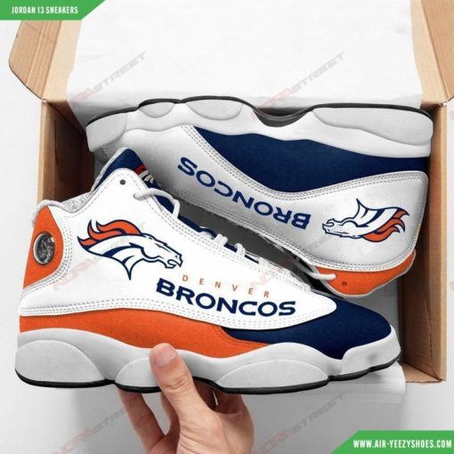 Custom Denver Broncos Air JD13 Sneakers 7