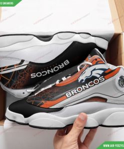 Custom Denver Broncos Football Air JD13 Sneakers 58