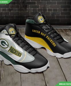Custom Green Bay Packers Air JD13 Sneakers 7